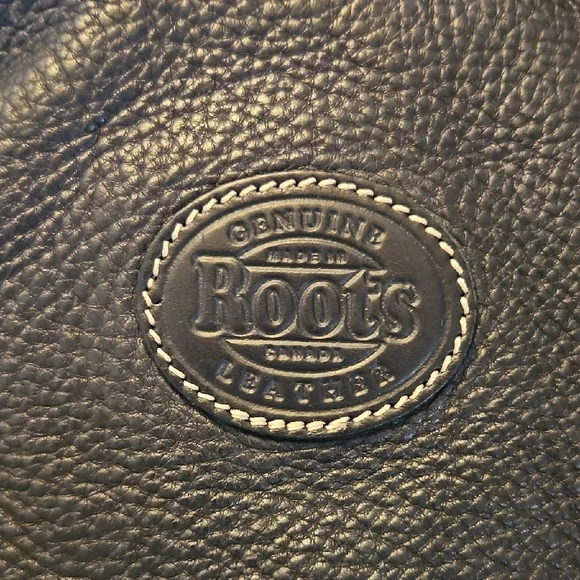 Roots Black Leather Backpack - Picture 8 of 15
